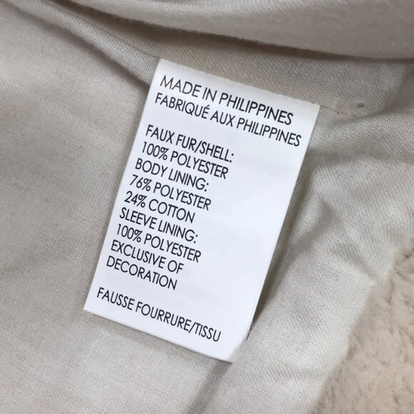 CLUB MONACO Faux Fur Crop Jacket - Picture 7 of 11